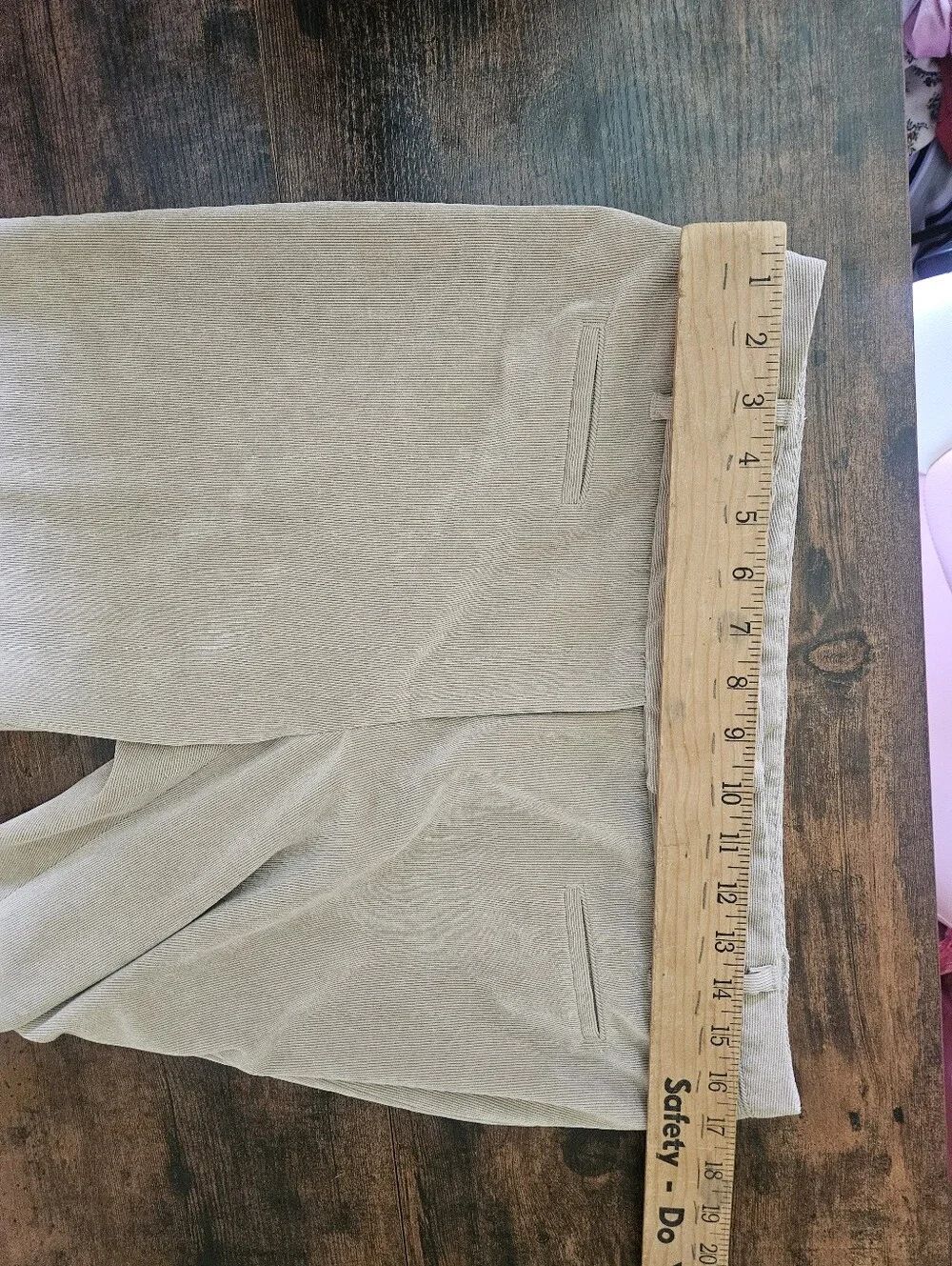 Cato Women's Light Tan Corduroy Pants Size 12 - Picture 7 of 8